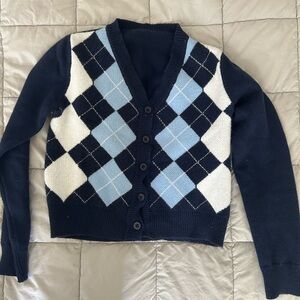 Brandy Melville Argyle Cardigan
